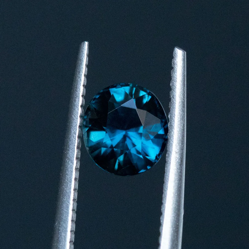 1.54CT OVAL MADAGASCAR SAPPHIRE, DEEP BLUE, 6.75X6.19MM