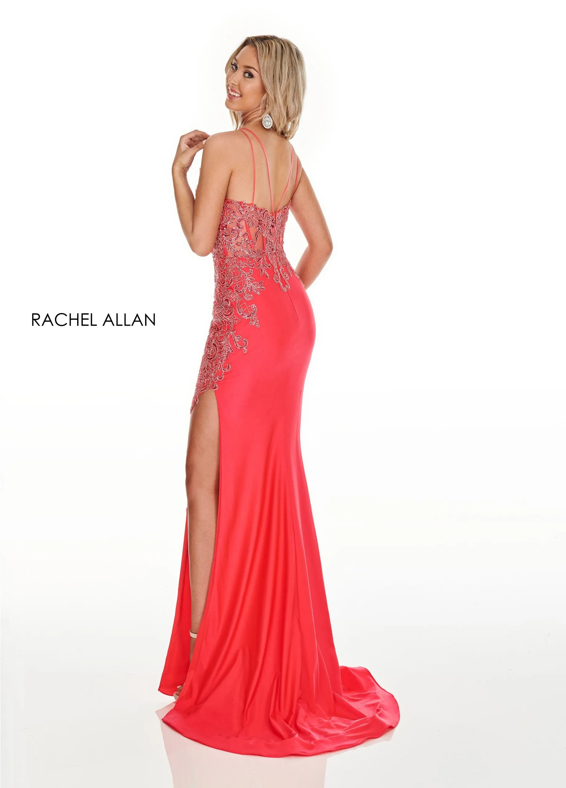 7206 Prom Dress Watermelon