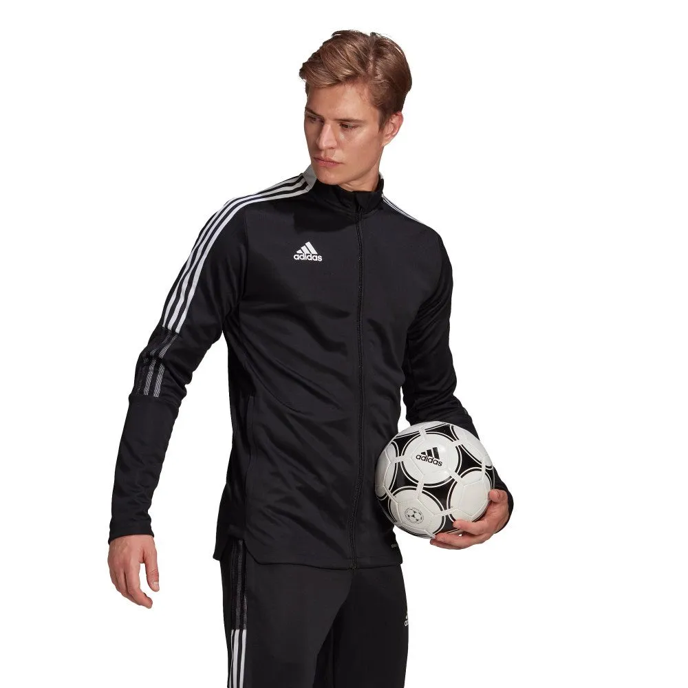 Adidas Adult Tiro 21 Track Jacket (Black/White)