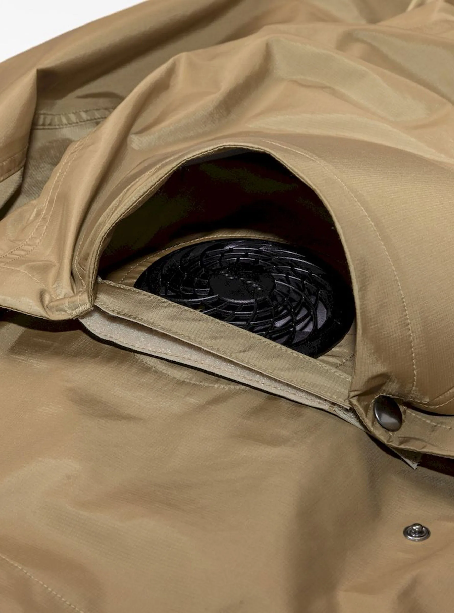 Air Circulation System Rain Jacket Coyote