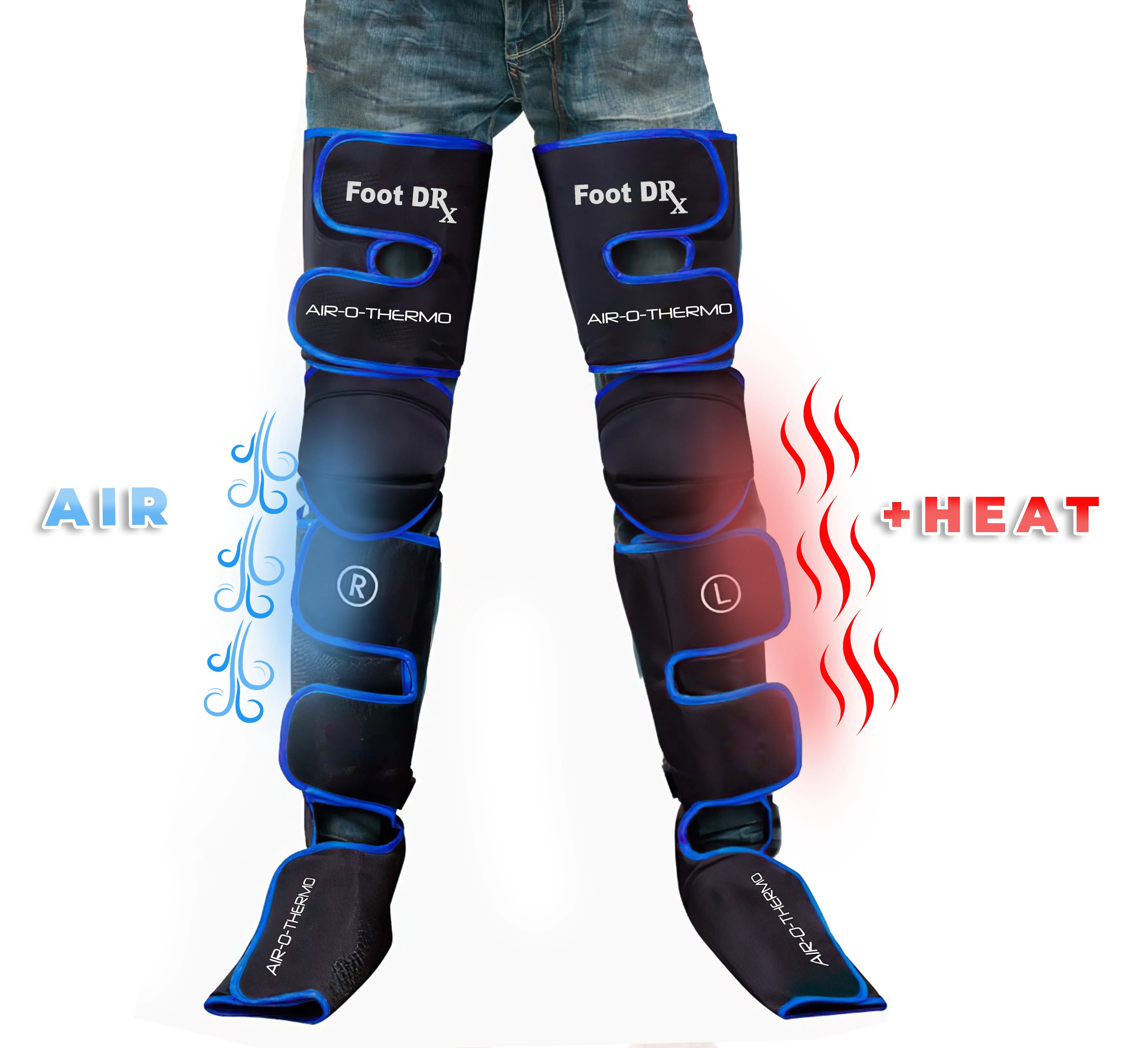 Air-O-Thermo - Cordless Heated Leg Massager