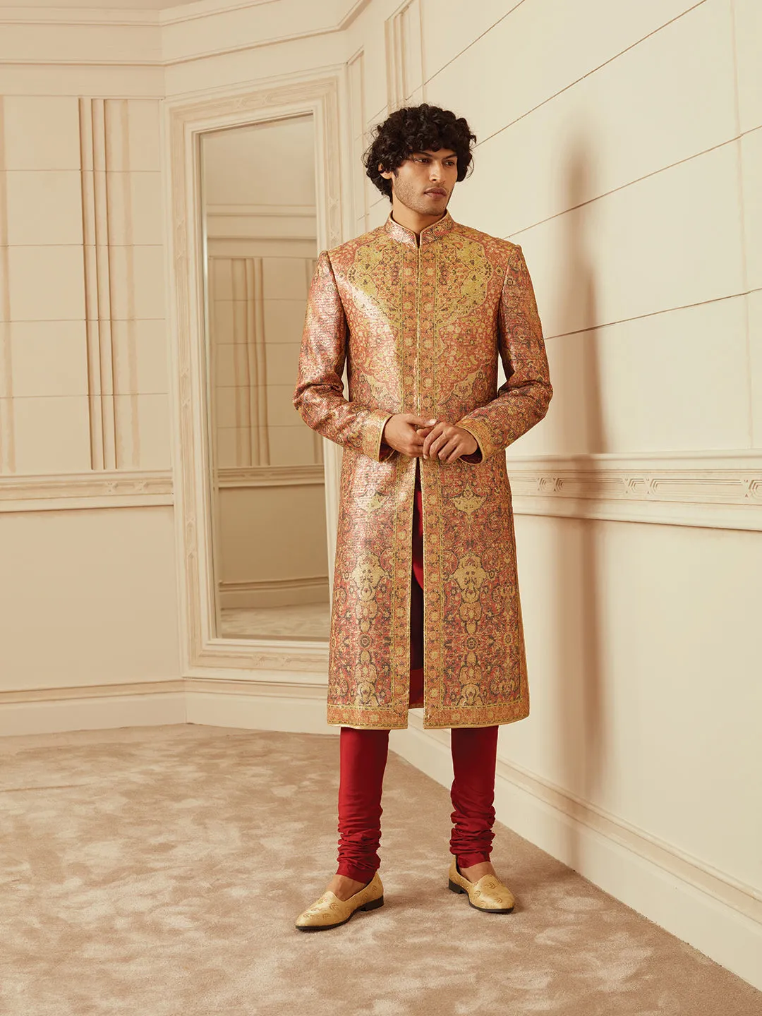 All Over Sequined Sherwani