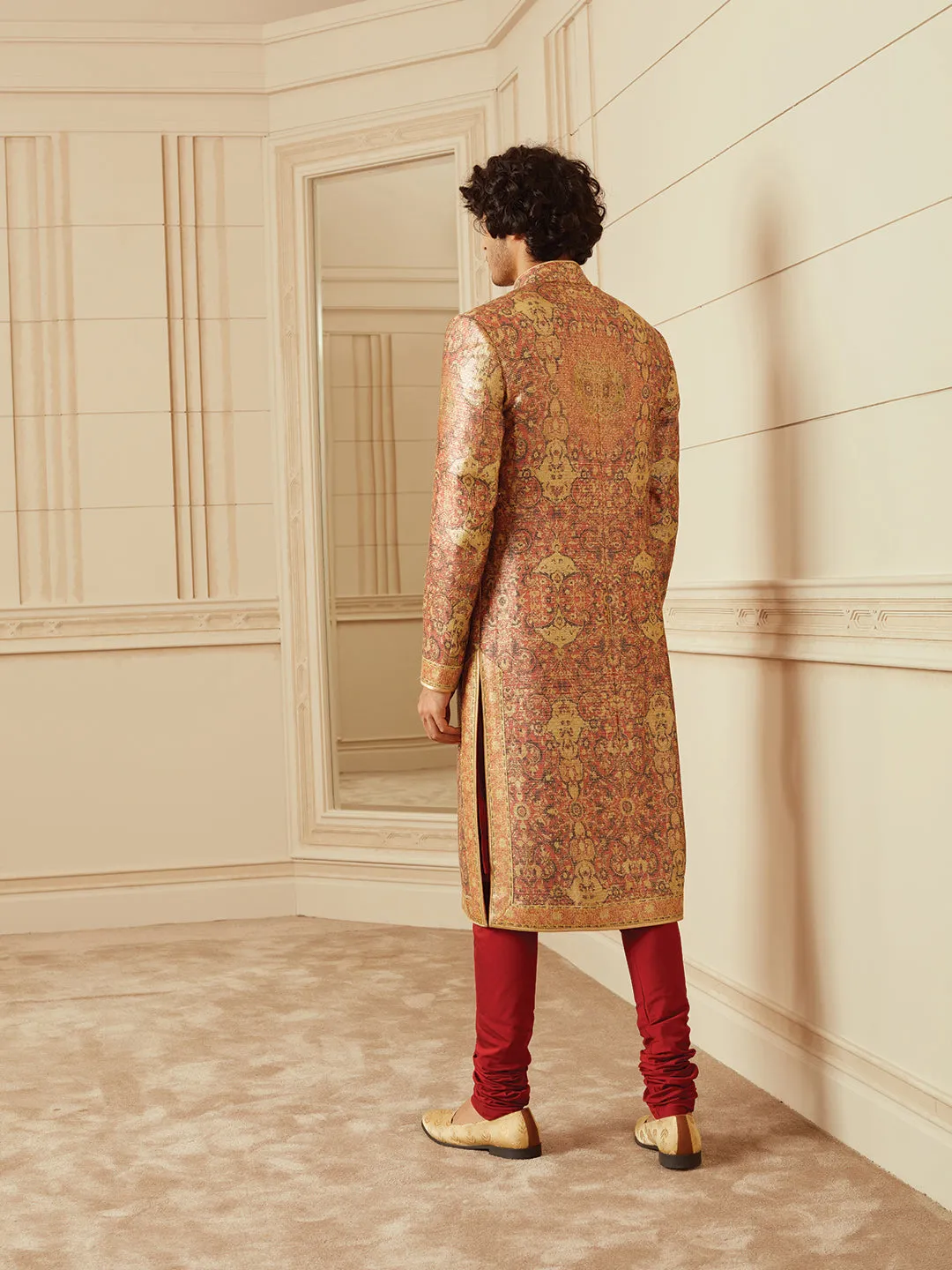 All Over Sequined Sherwani