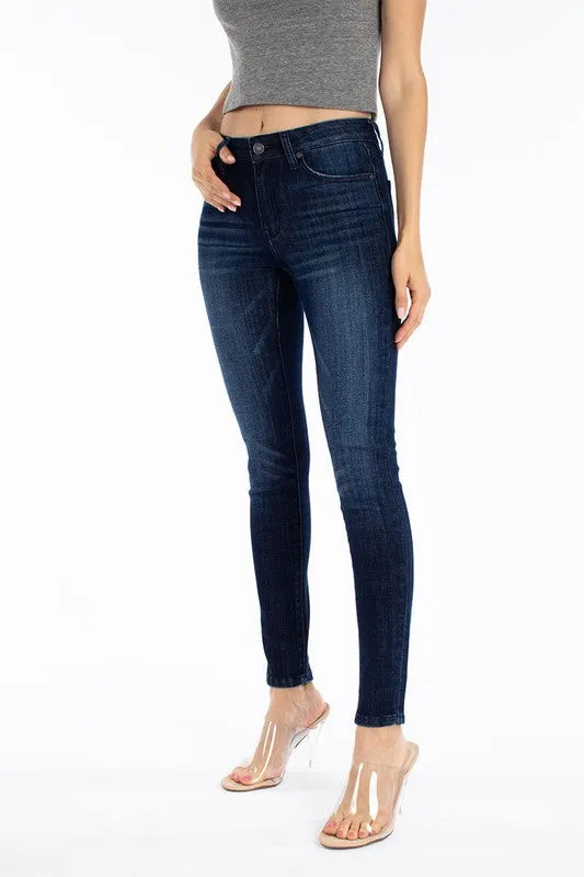 Ashlyn Mid Rise Skinny Jeans - KanCan