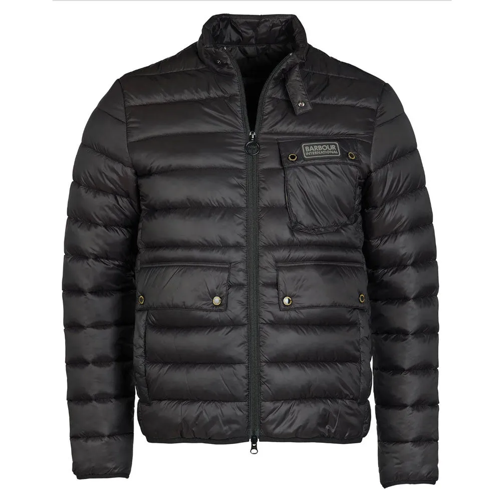 Barbour International Mens Bowsden Baffle Quilted Jacket - Black