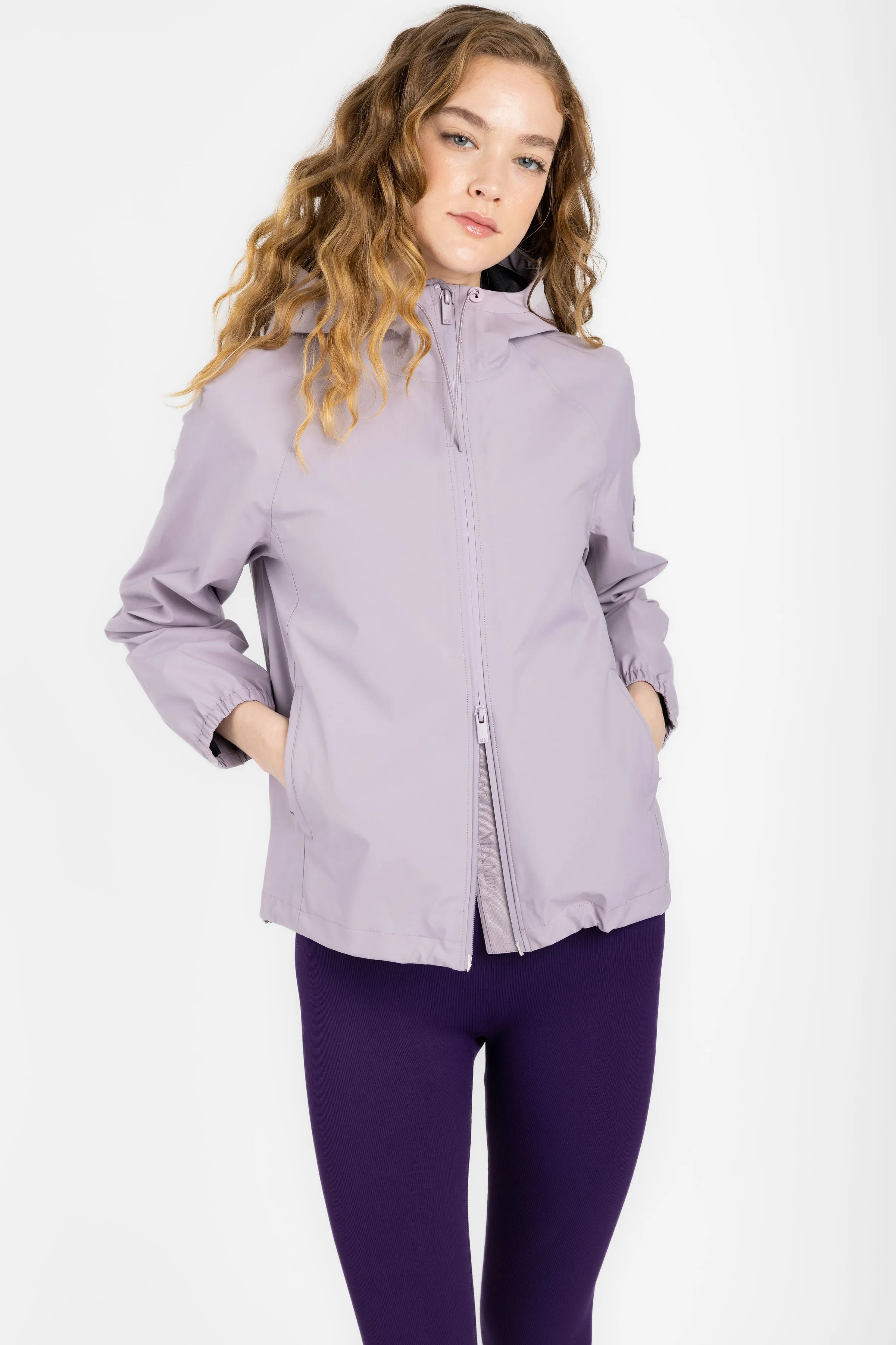 Belgica Raincoat Jacket in Lilac