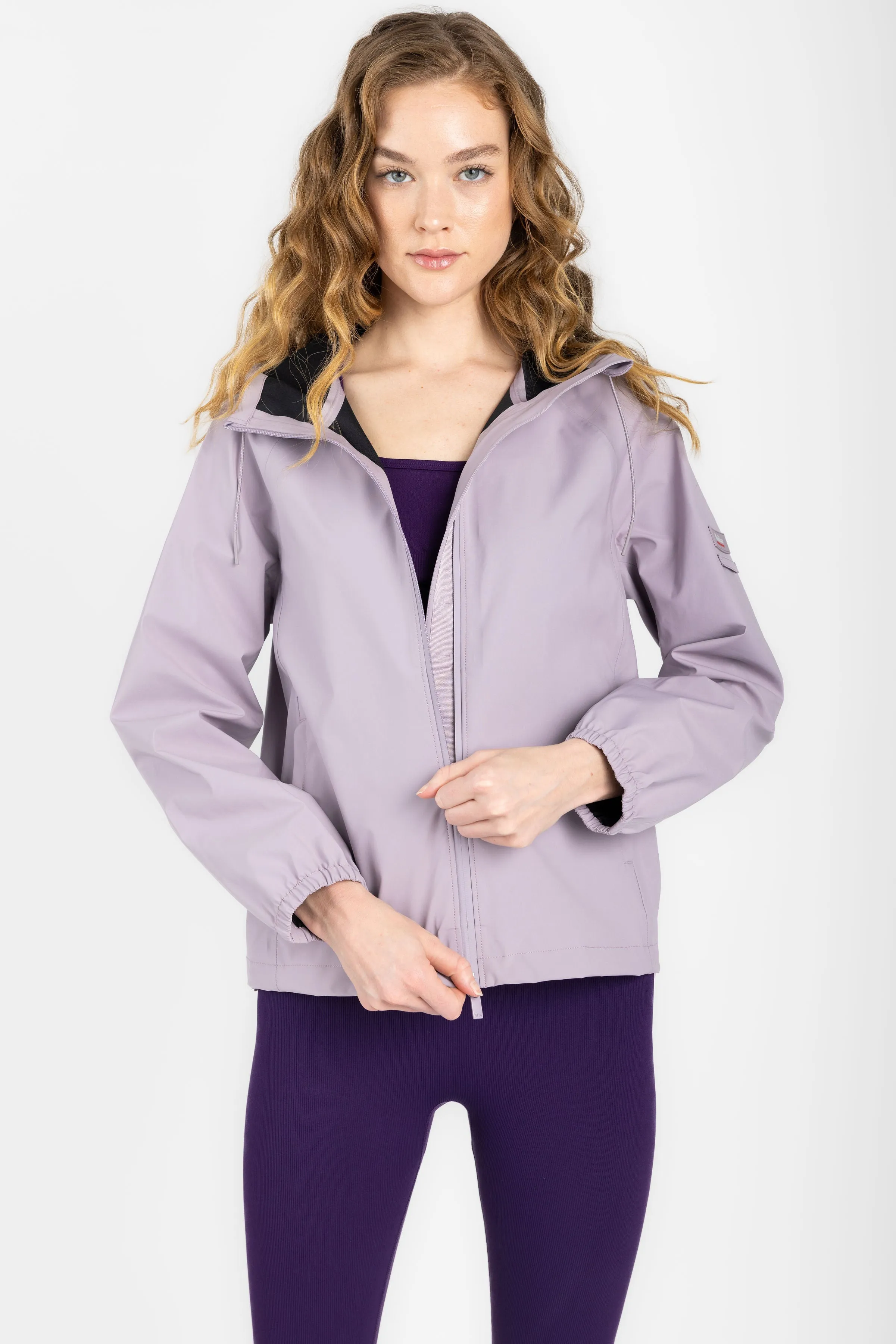 Belgica Raincoat Jacket in Lilac