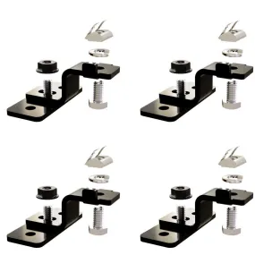 Black Universal Reversible Mounting Feet