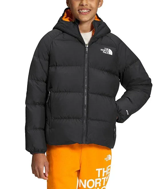 Boys' The North Face | Reversible North Down Hooded Jacket | Asphalt