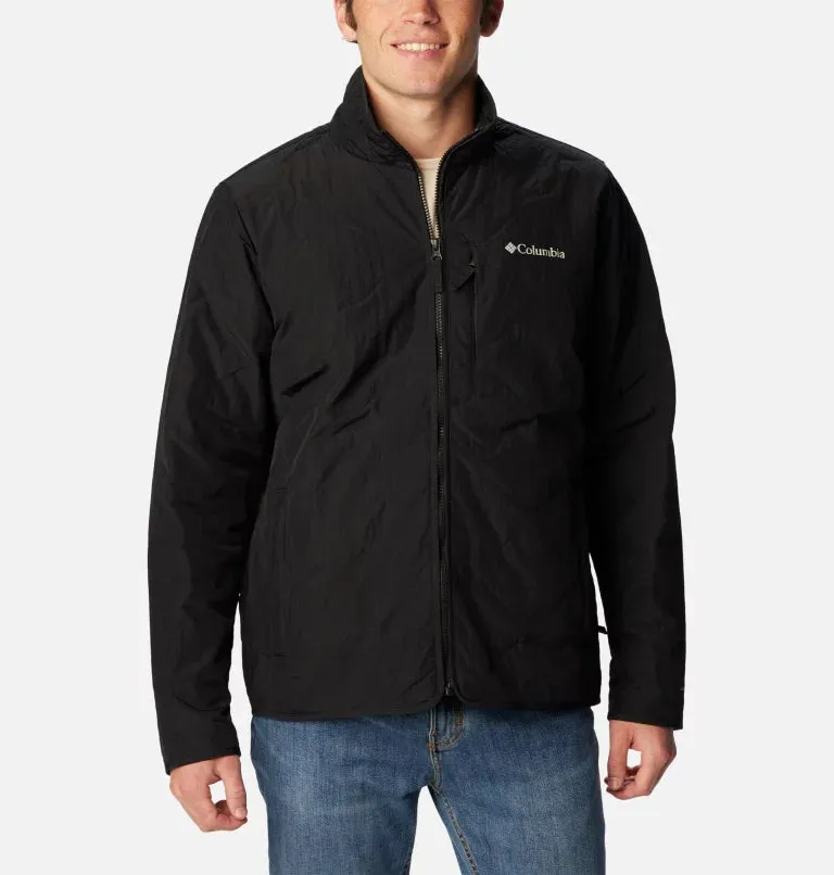 Columbia Mens Birchwood Water-Resistant Jacket with Multiple Pockets and Insulated Lining