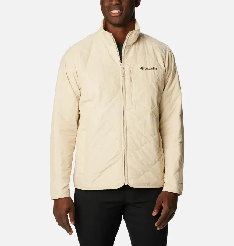 Columbia Mens Birchwood Water-Resistant Jacket with Multiple Pockets and Insulated Lining