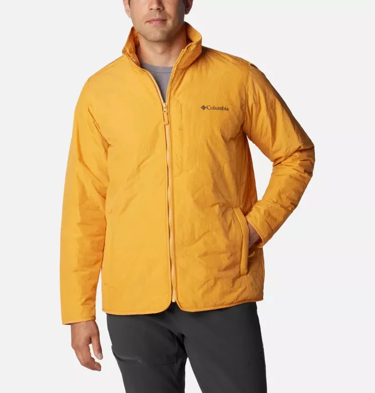 Columbia Mens Birchwood Water-Resistant Jacket with Multiple Pockets and Insulated Lining