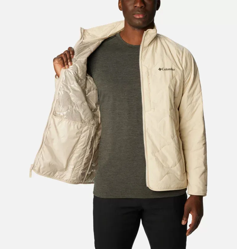 Columbia Mens Birchwood Water-Resistant Jacket with Multiple Pockets and Insulated Lining