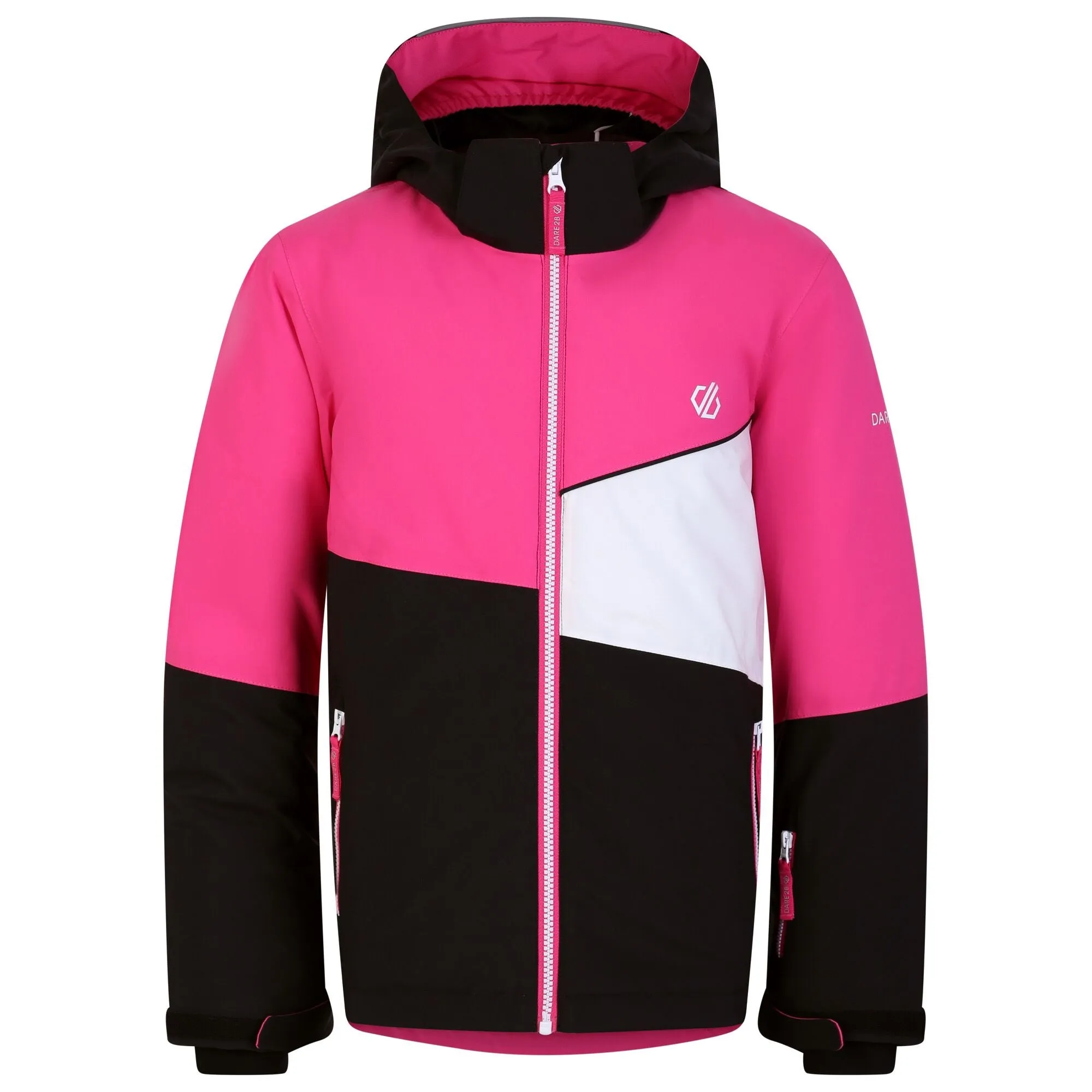 Dare2B Kids' Steazy Ski Jacket | Pure Pink Black