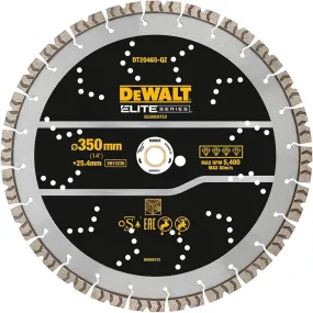 Dewalt 350mm Elite Series Rebar Concrete Diamond Wheel Blade DT20465-QZ