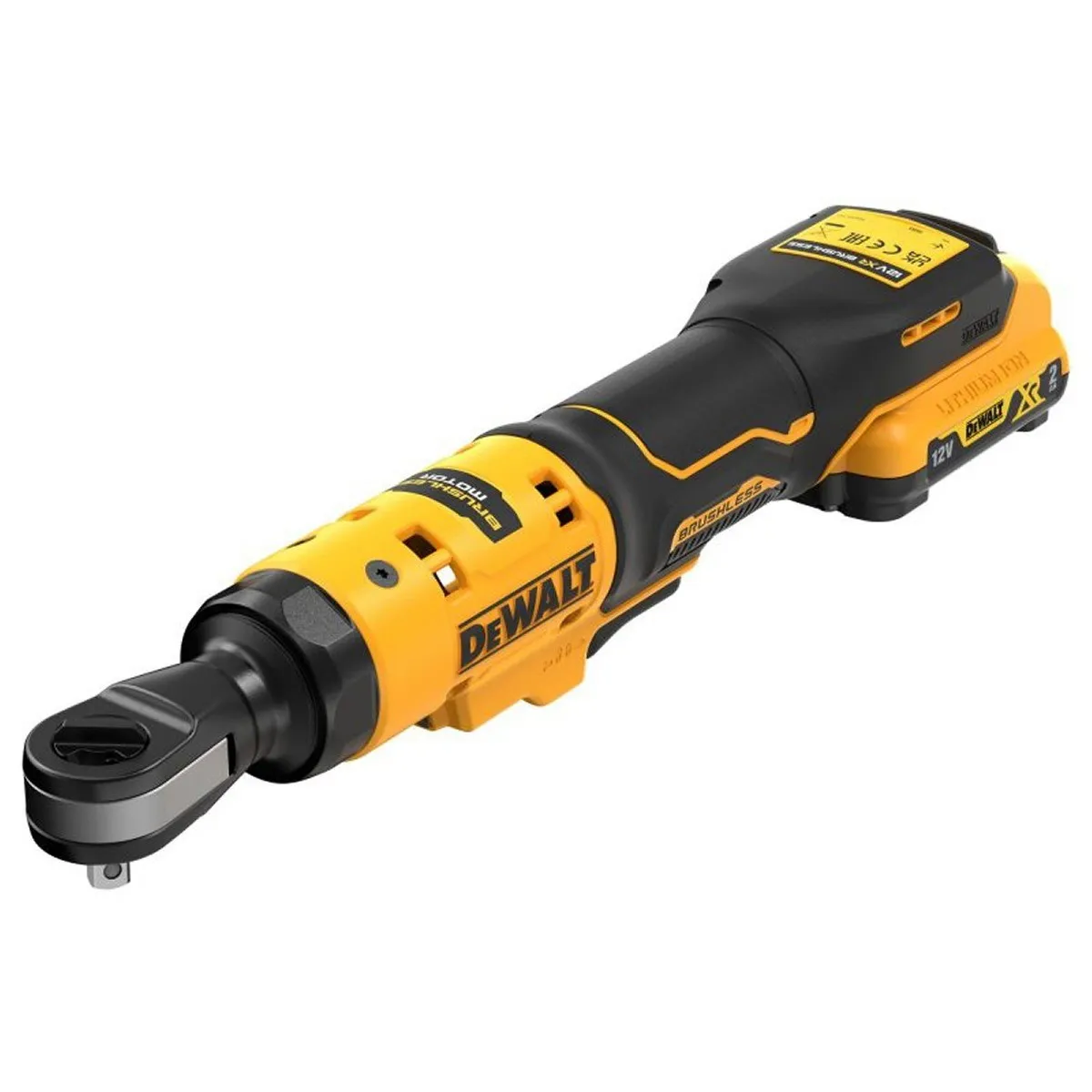 DeWalt DCF504D1-GB 12V XR Brushless 1/4" Open Head Ratchet 1 x 2.0Ah Battery & Charger