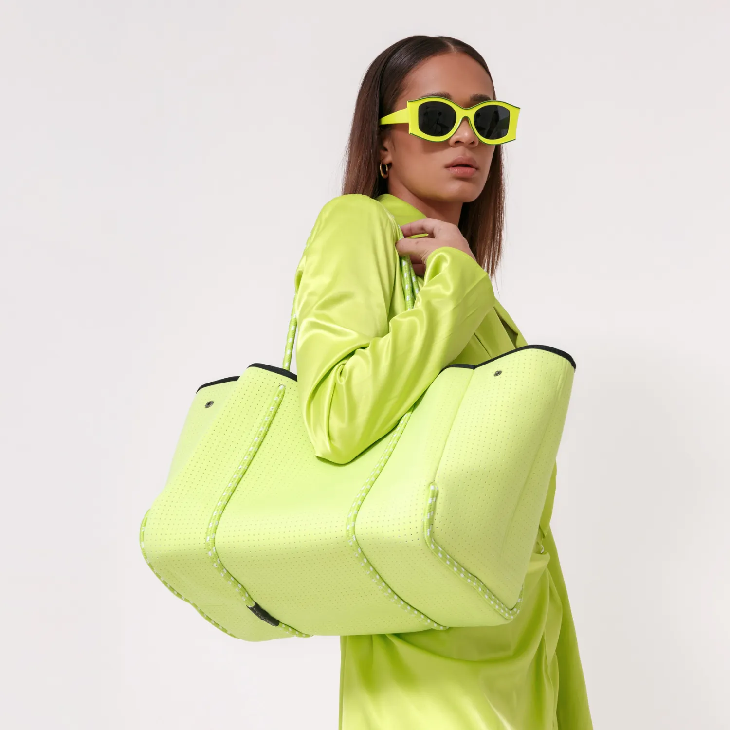 EVERYDAY TOTE NEON GREEN