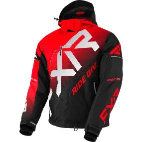 FXR CX Jacket Red Black Fade/Lt Grey