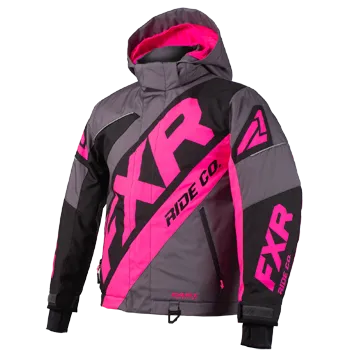 FXR CX Kids Jacket Pink/Char/Black