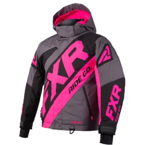 FXR CX Kids Jacket Pink/Char/Black