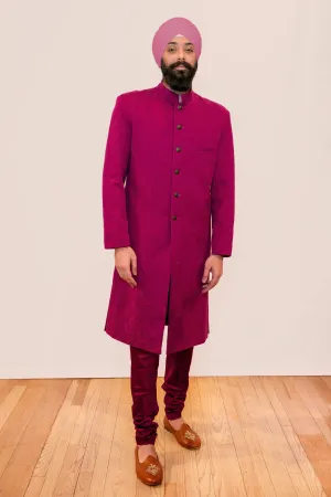 HARBIR Flower Motif Sherwani Jacket