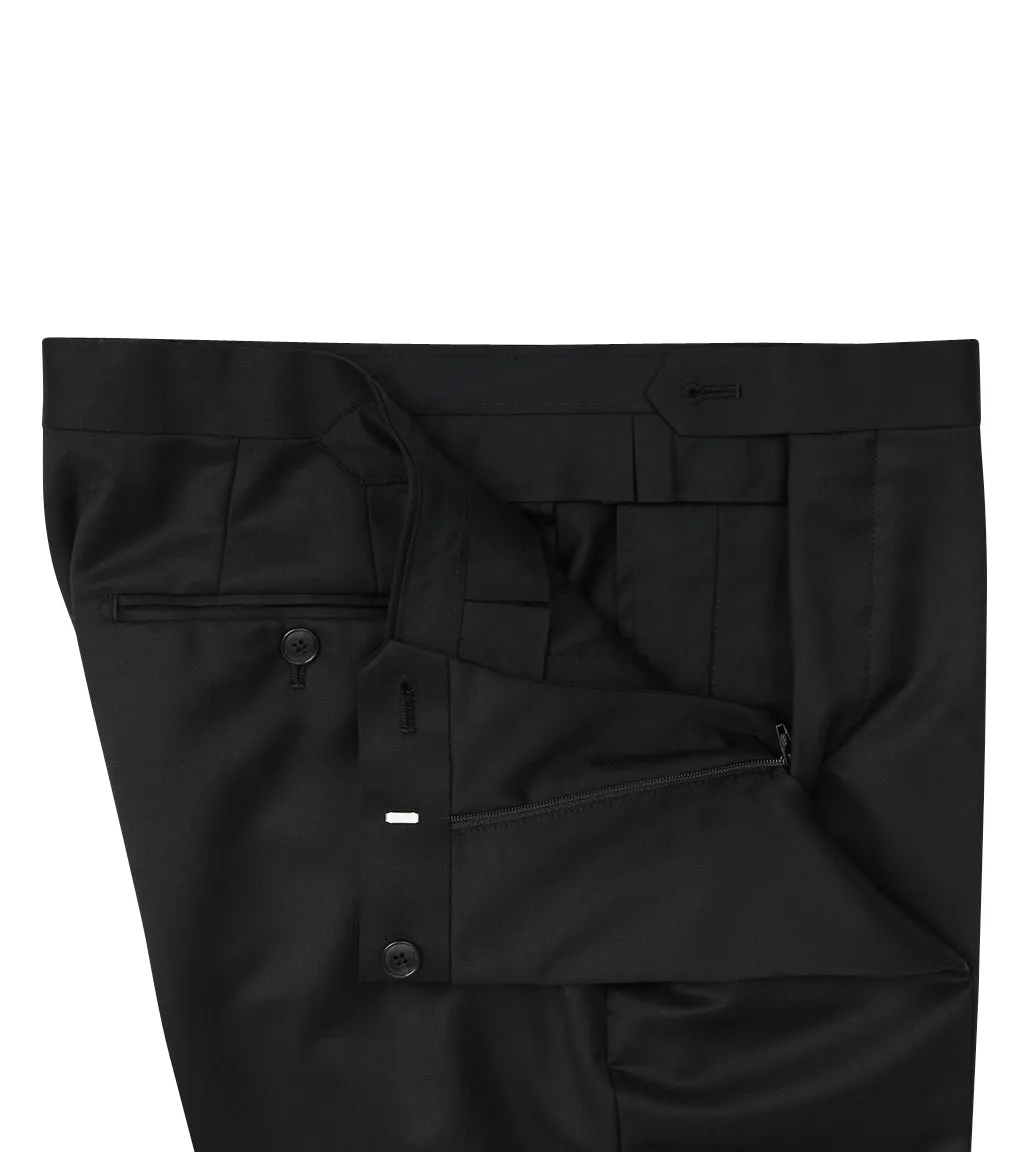 Jet Black Smoking Trouser