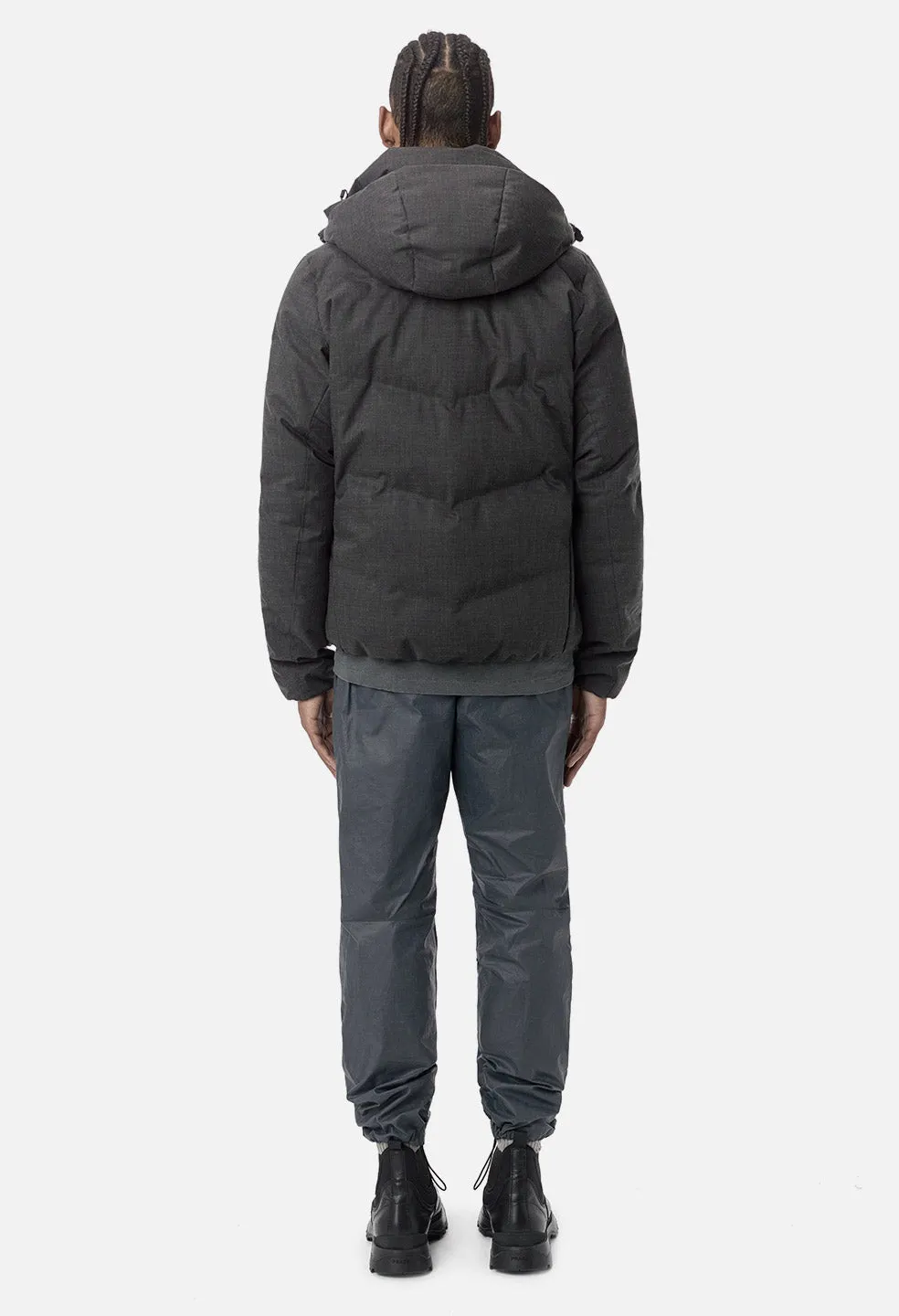 John Elliott X Descente Allterrain Mizusawa Down Jacket / Charcoal Wool