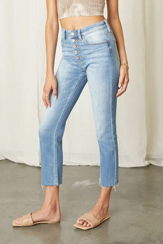 Kancan - Priscilla High Rise Slim Straight