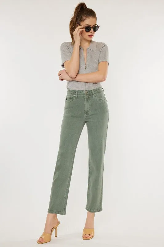 KanCan - Zandria High Rise Straight Leg Jeans