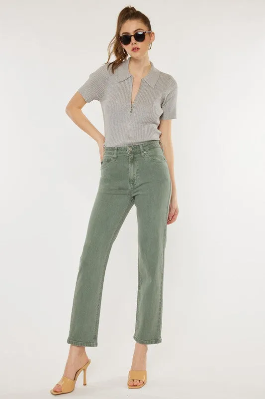 KanCan - Zandria High Rise Straight Leg Jeans