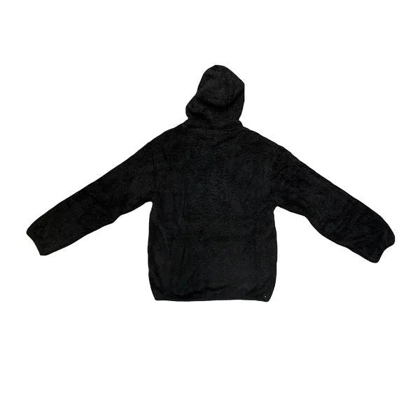 Kappa fleece sweater with hood and full zip Logo Clo 34111QW 005 black