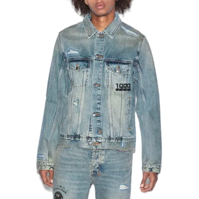 Ksubi Classic Throw Bak Denim Jacket (Indigo Denim) MPS24JK004