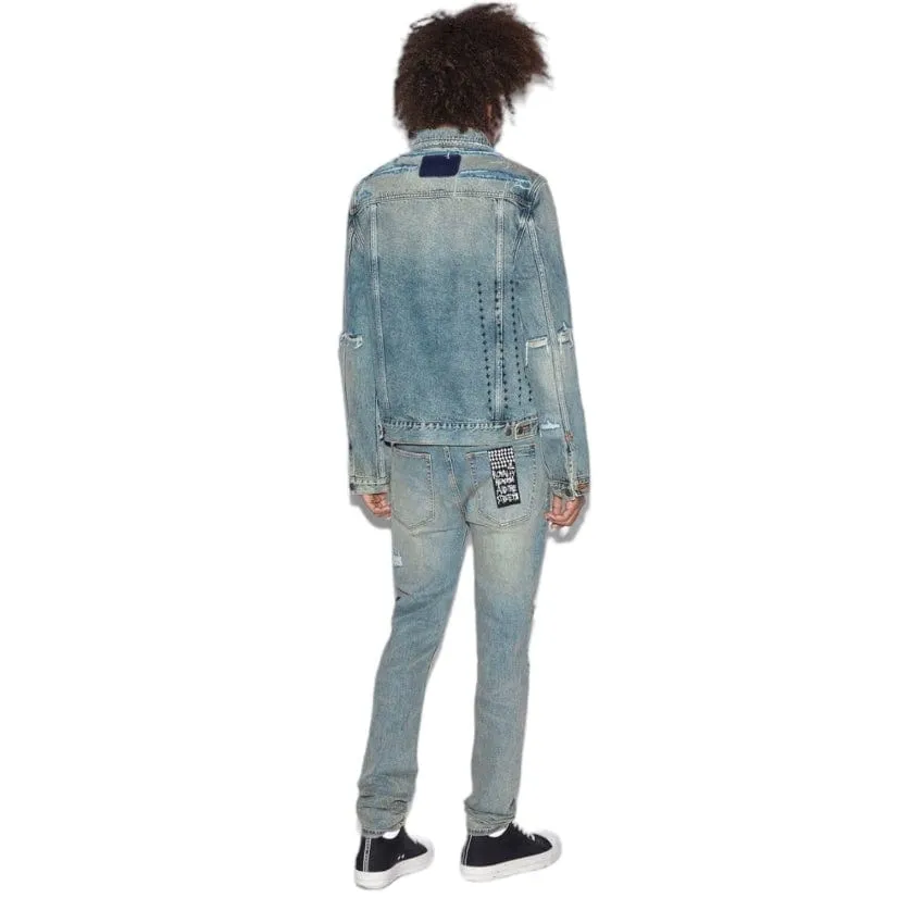 Ksubi Classic Throw Bak Denim Jacket (Indigo Denim) MPS24JK004