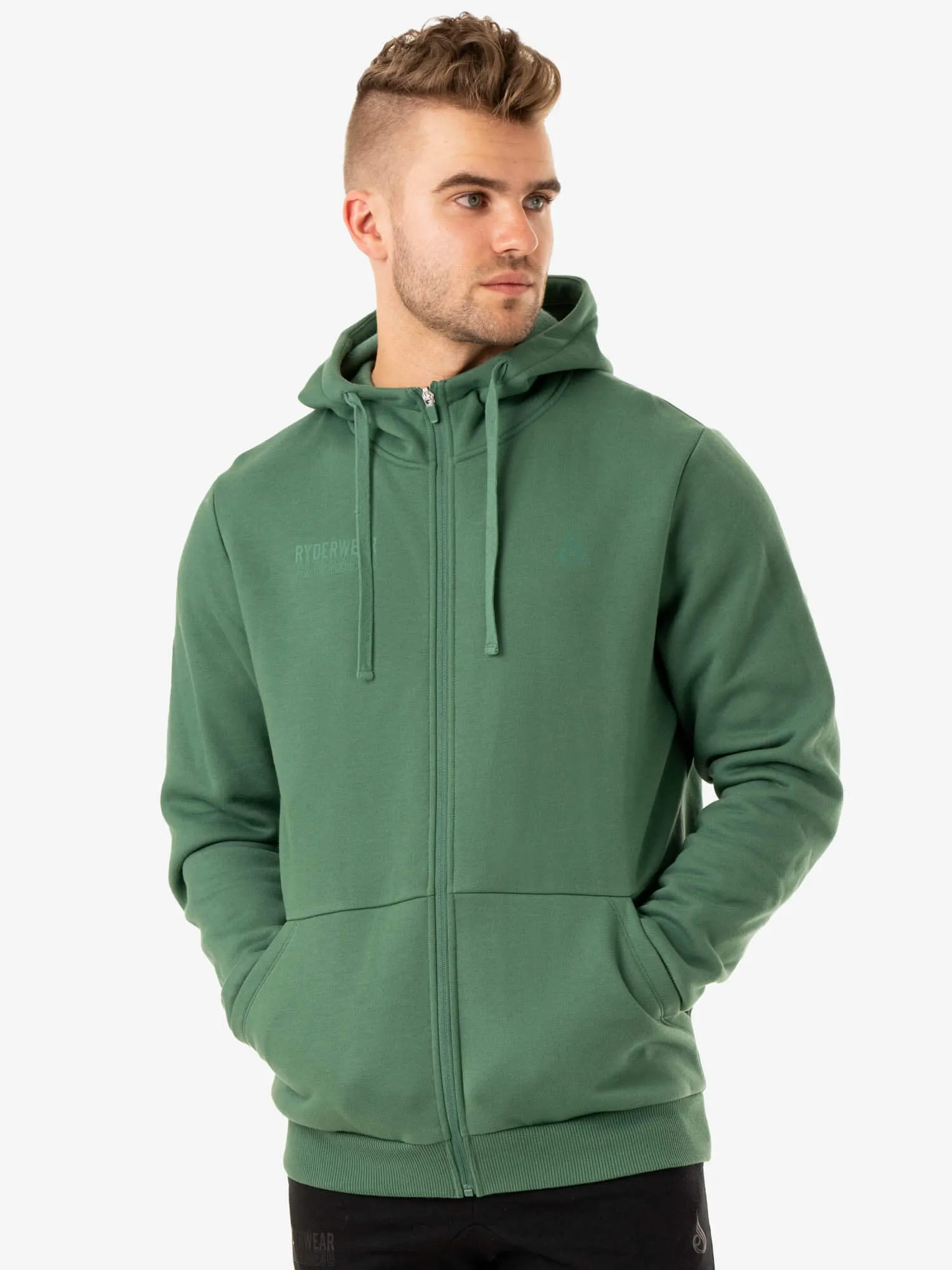 Limitless Zip Up Jacket - Forest Green