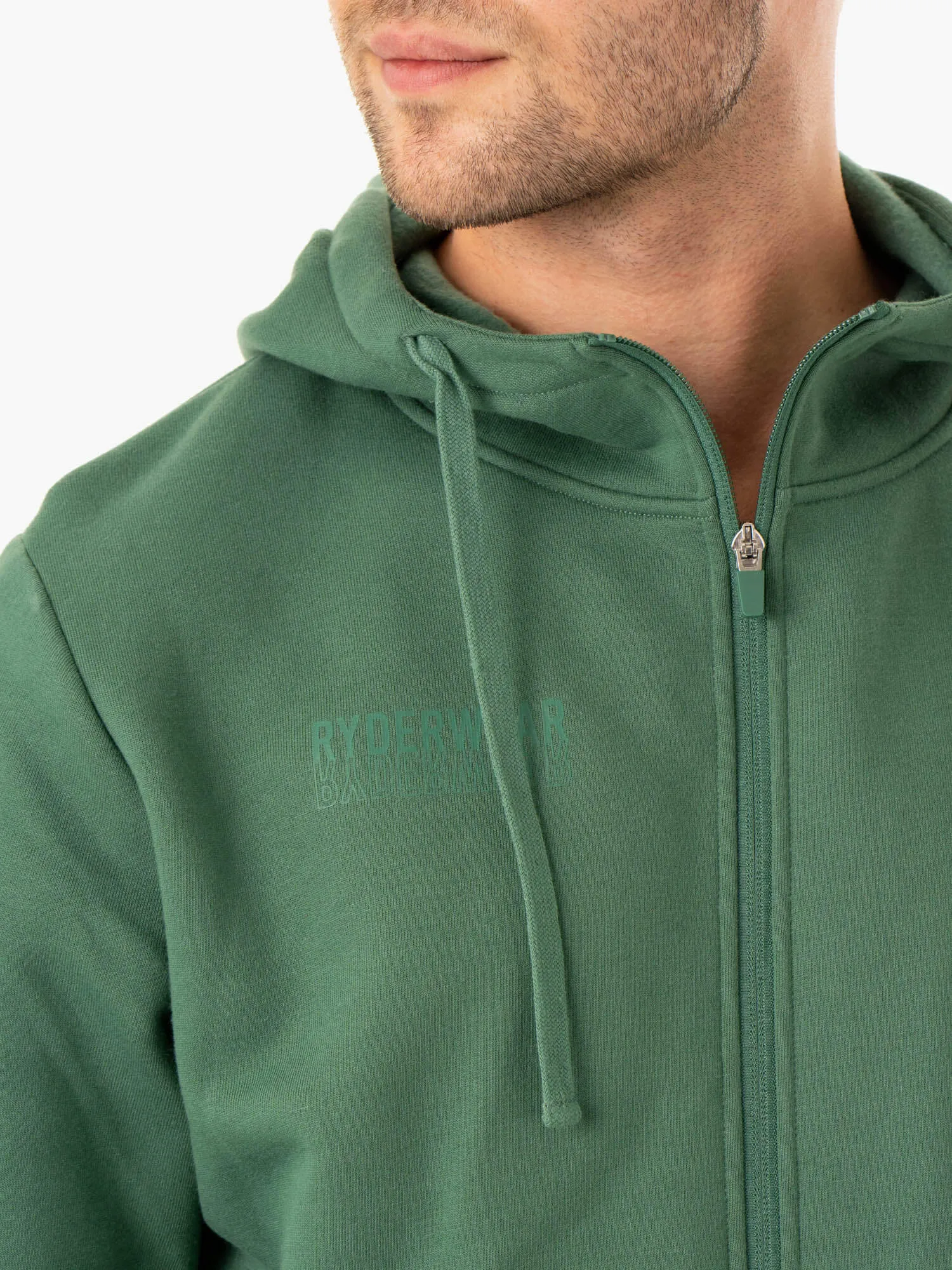 Limitless Zip Up Jacket - Forest Green