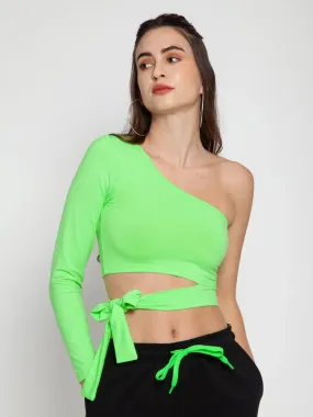 Neon Green Tie-top