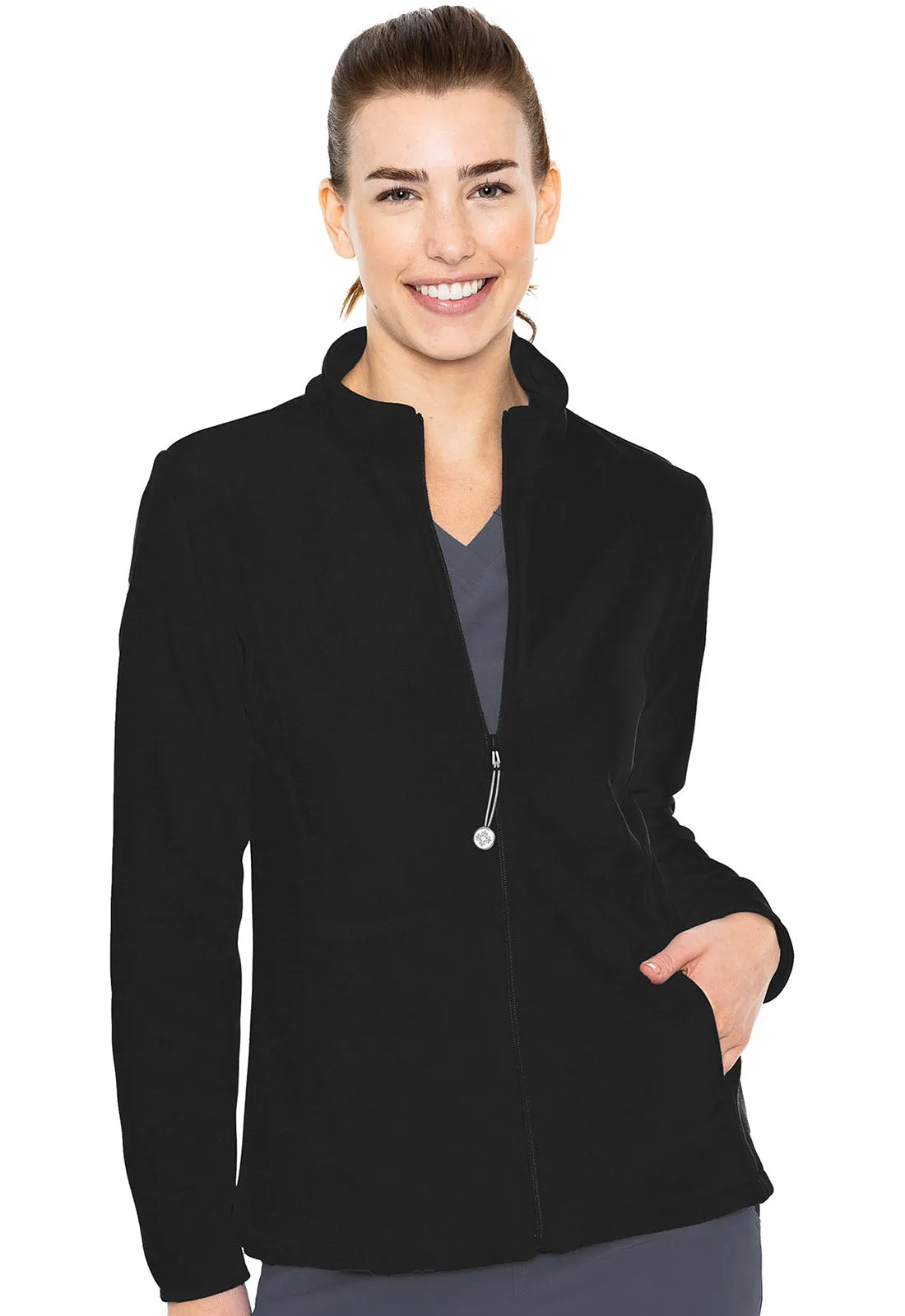 NEW! MC Layers Women's Performance Fleece Zip Scrub Jacket MC8684