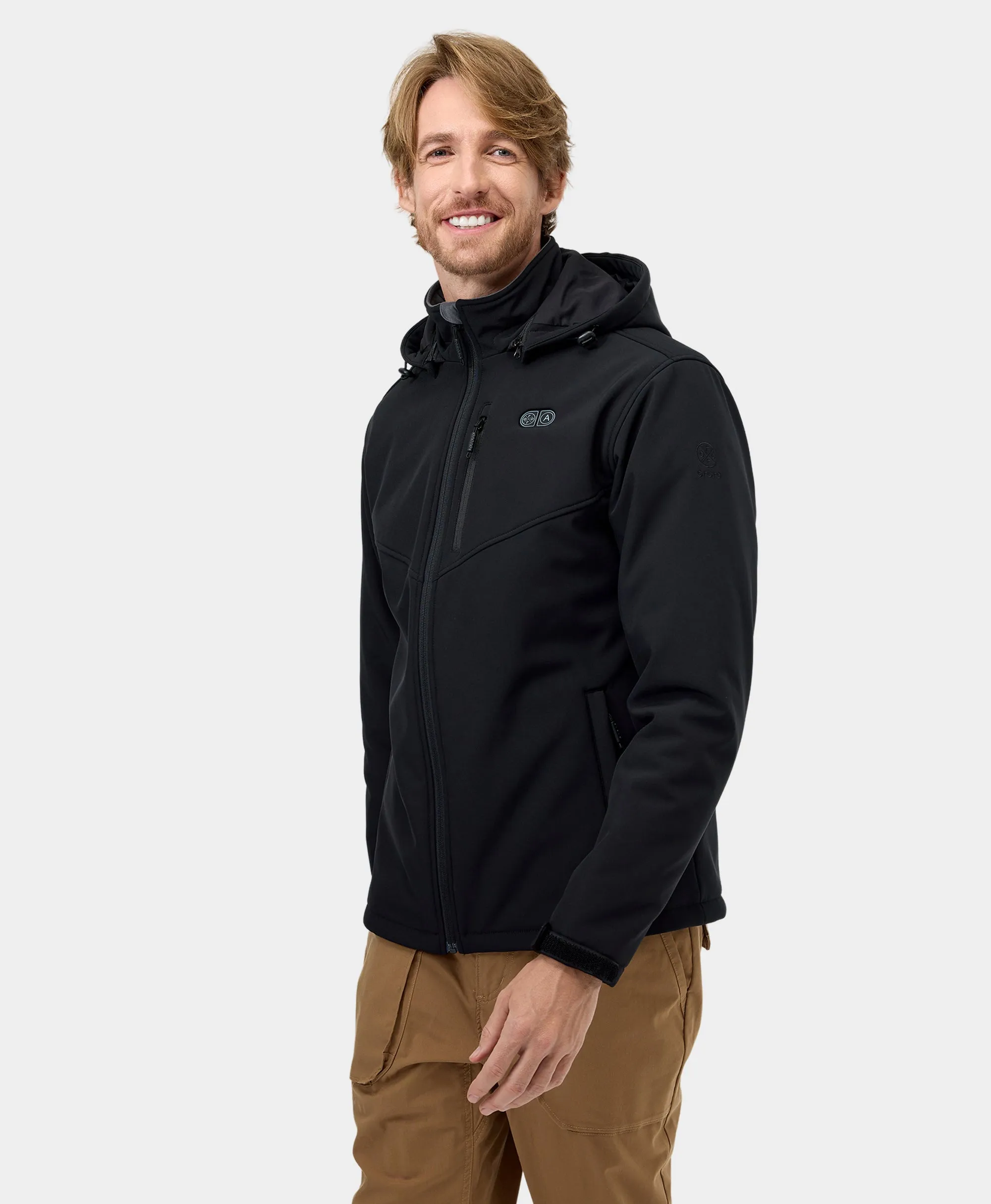 (Open-Box) Men's Heated Dual Control Jacket with 5 Heating Zones (Pocket Heating) (Battery Set Not Included)