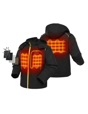 (Open-box) Men's Heated Jacket  with B19G Battery - Black & Gold