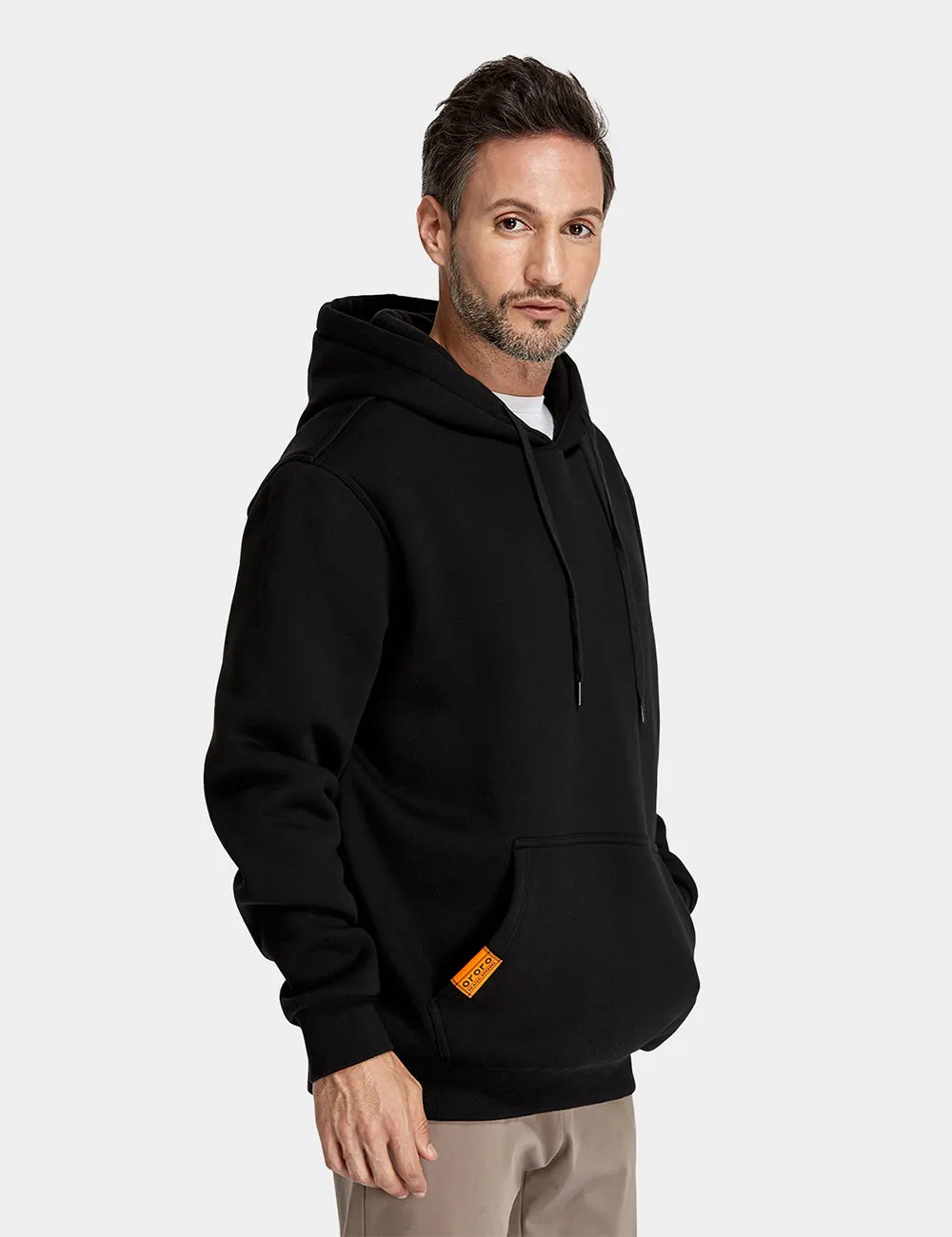 (Open-box) Unisex Heated Pullover Hoodie with Heating on Chests with B19G Battery