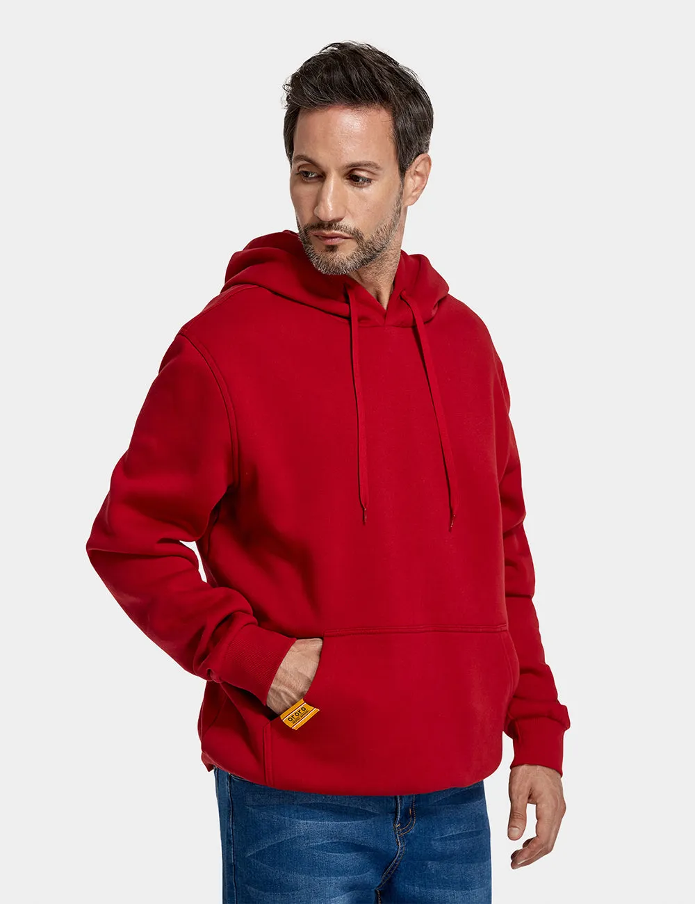 (Open-box) Unisex Heated Pullover Hoodie with Heating on Chests with B19G Battery