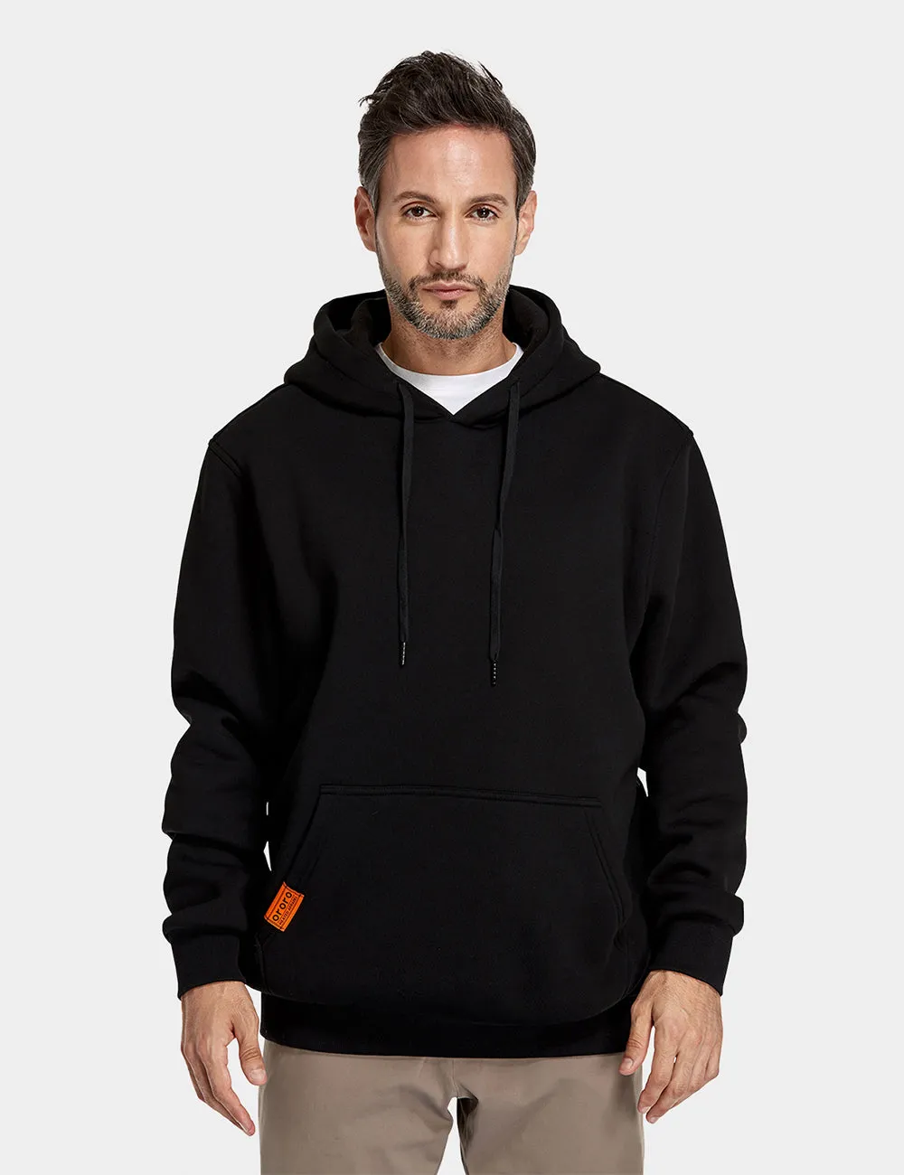 (Open-box) Unisex Heated Pullover Hoodie with Heating on Chests with B19G Battery