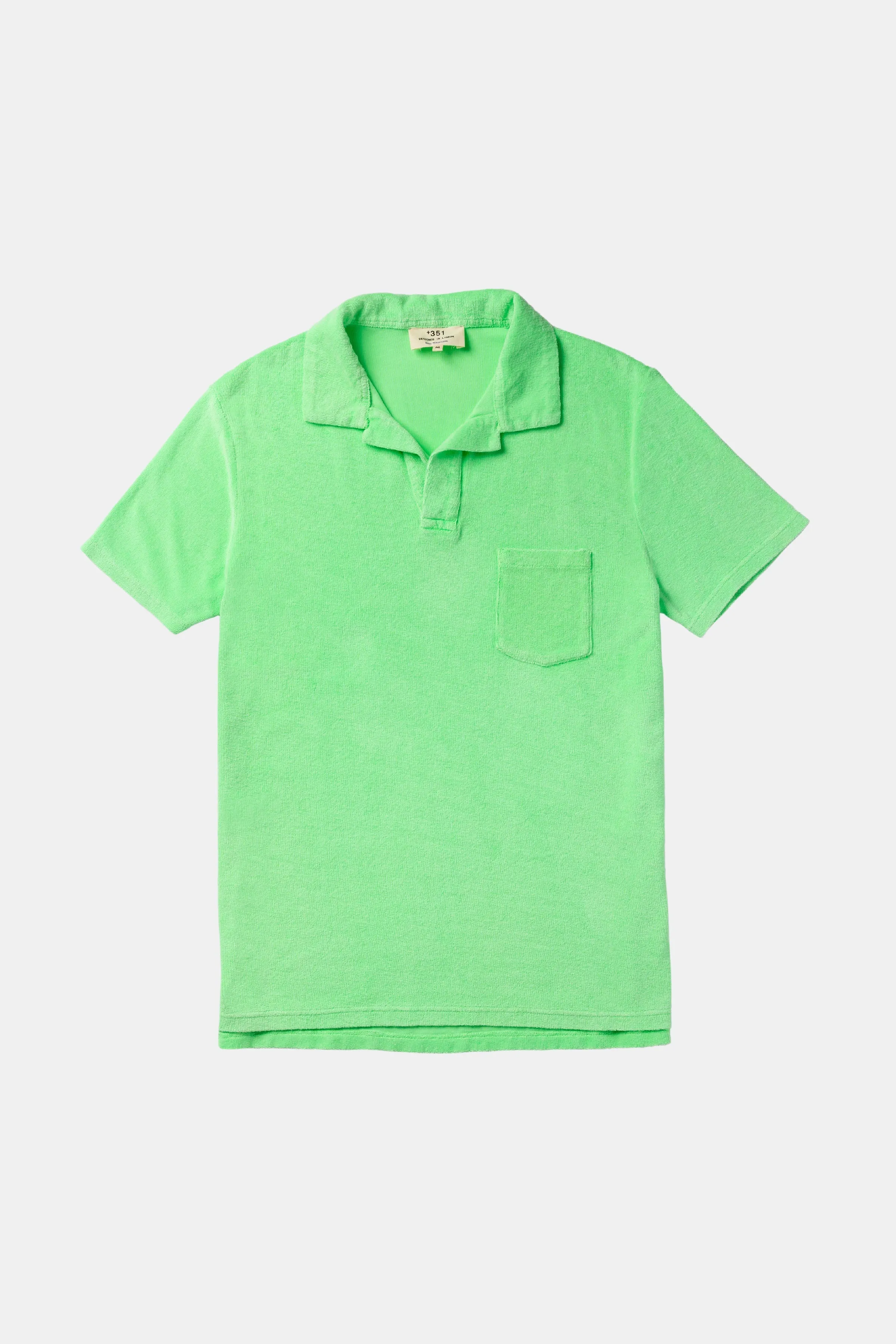 POLO TERRY NEON GREEN