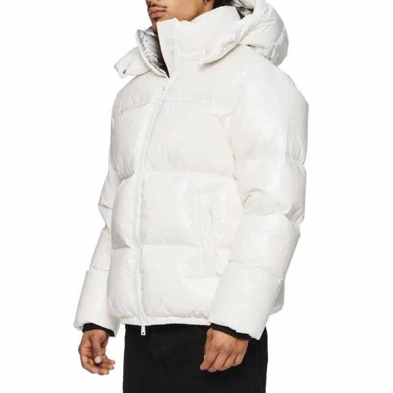 Purple Brand Nylon Down Puffer Jacket (Snow White) P611-PSWP423