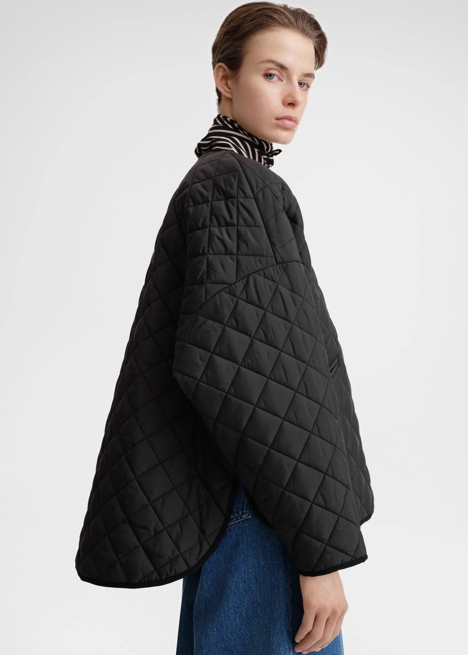 Quilted jacket black