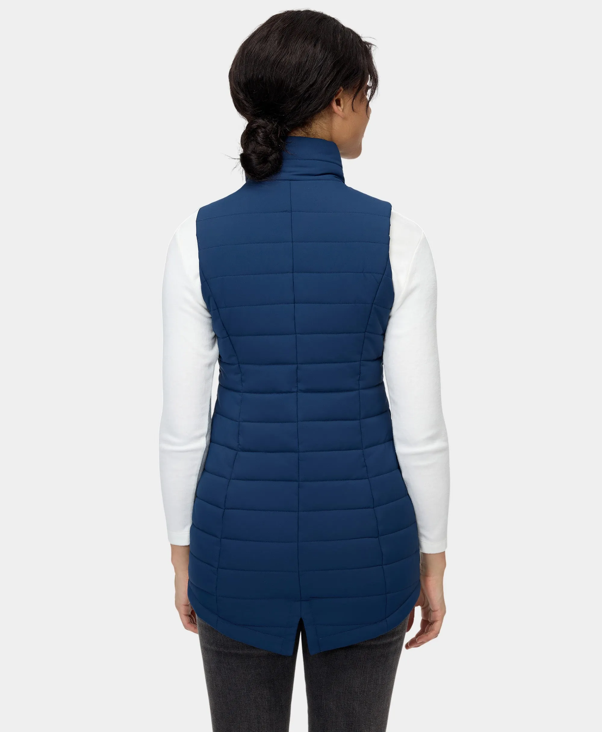 "Tribeca" Women's Heated Long Puffer Vest