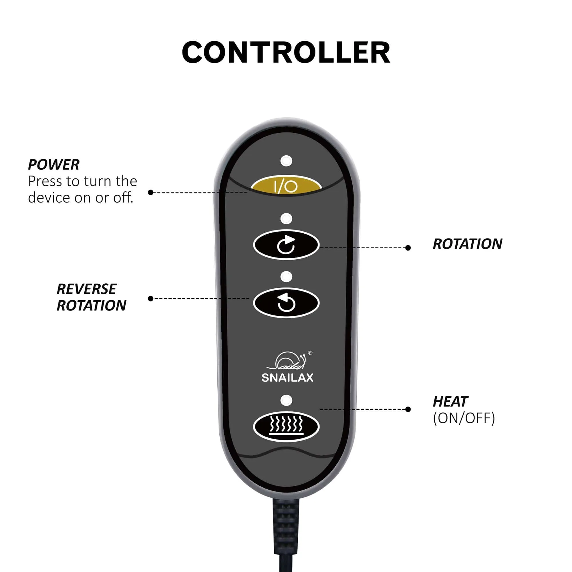 Shiatsu Foot Massager with Heat,Heated Feet warmer and Back Massager - 522SP