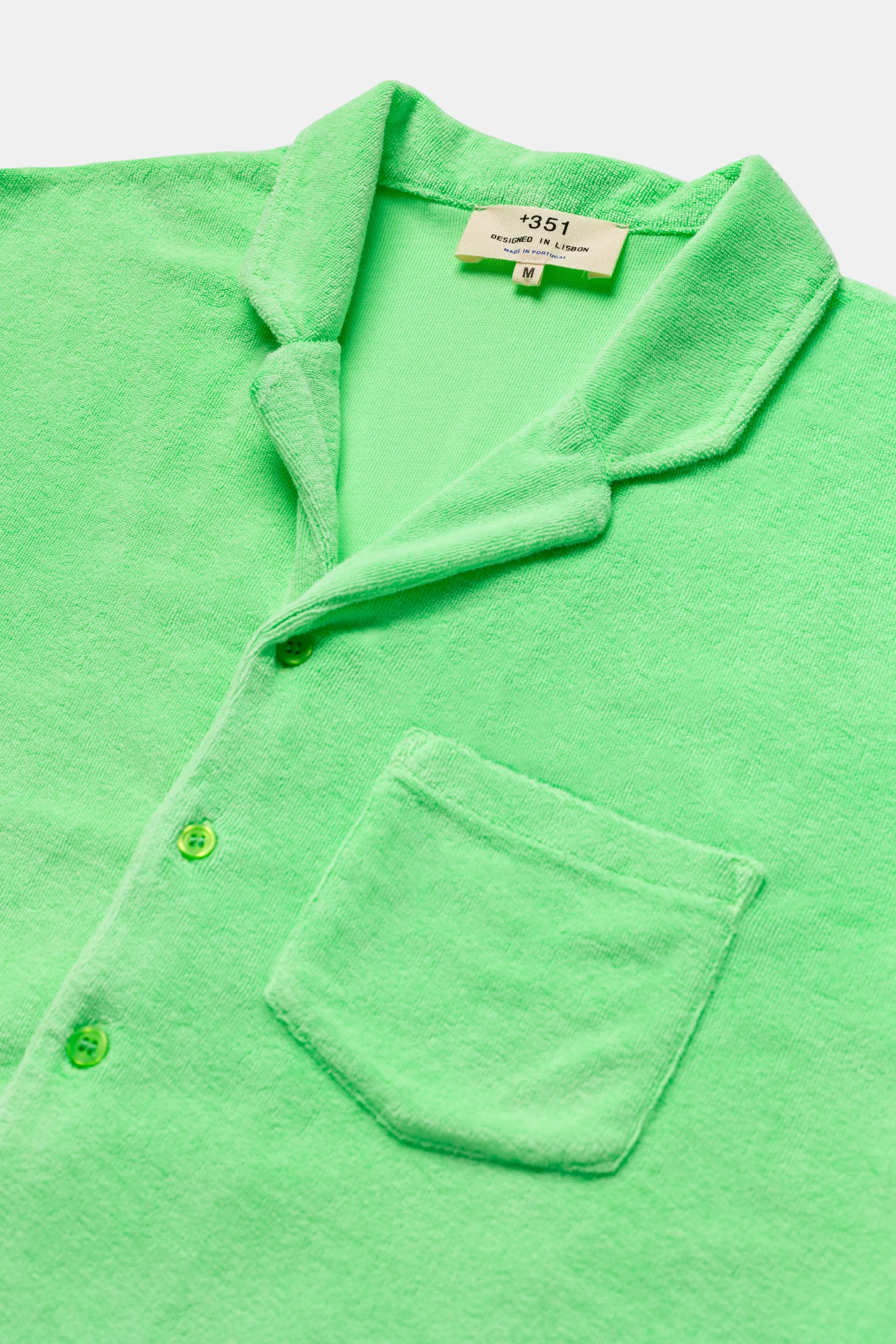 SHIRT TERRY NEON GREEN