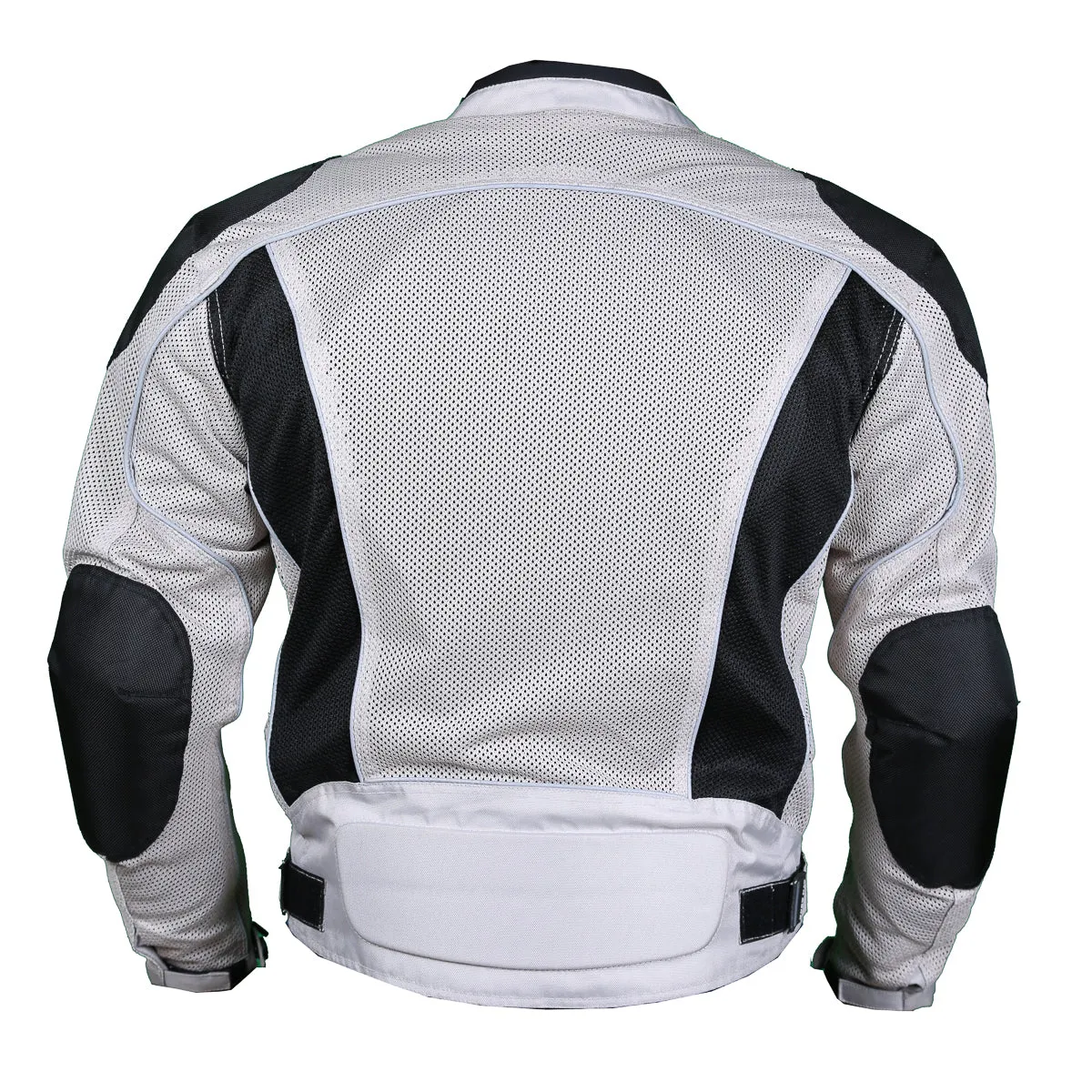 SILVER SUMMER JOY MESH MOTORCYCLE JACKET