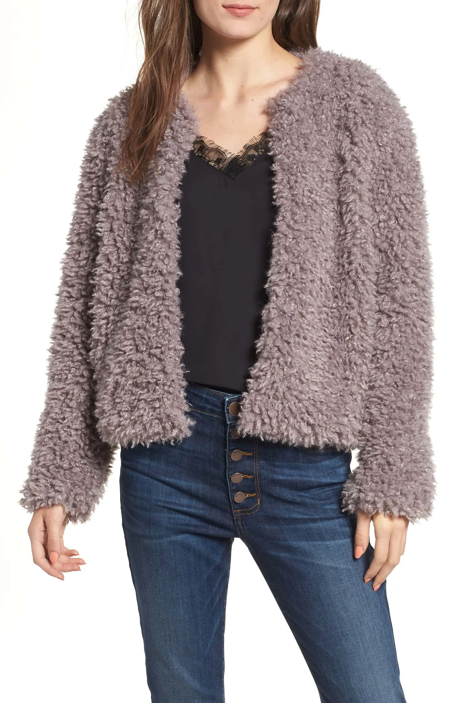 Somedays Lovin Unspoken Faux Fur Jacket